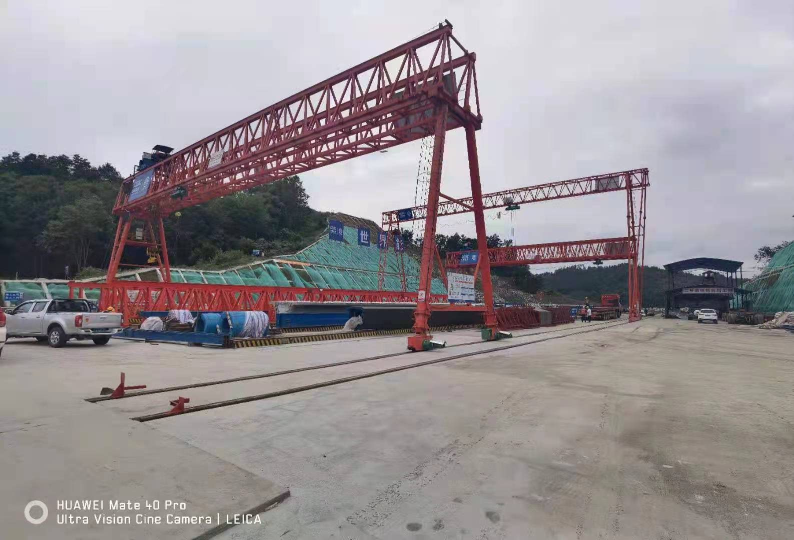 中國能建陜西項目MG95/10t-33m-10m、MH10t-38m-15m龍門吊